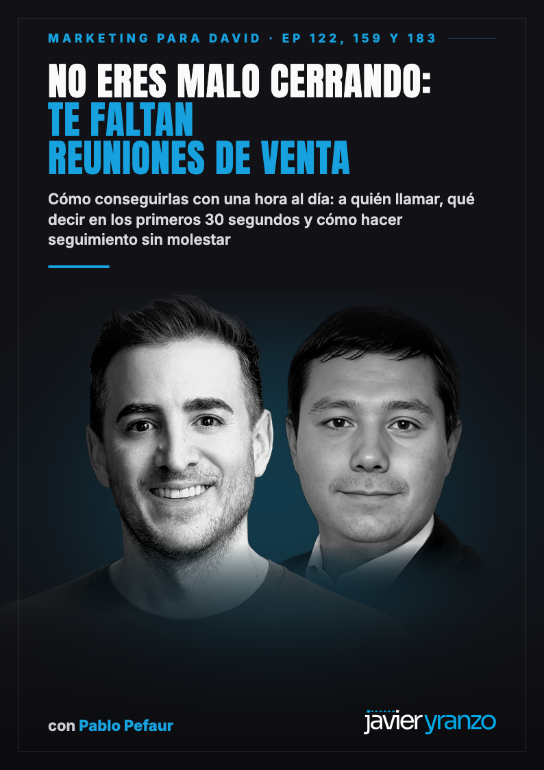 Portada del ebook No eres malo cerrando: te faltan reuniones de venta