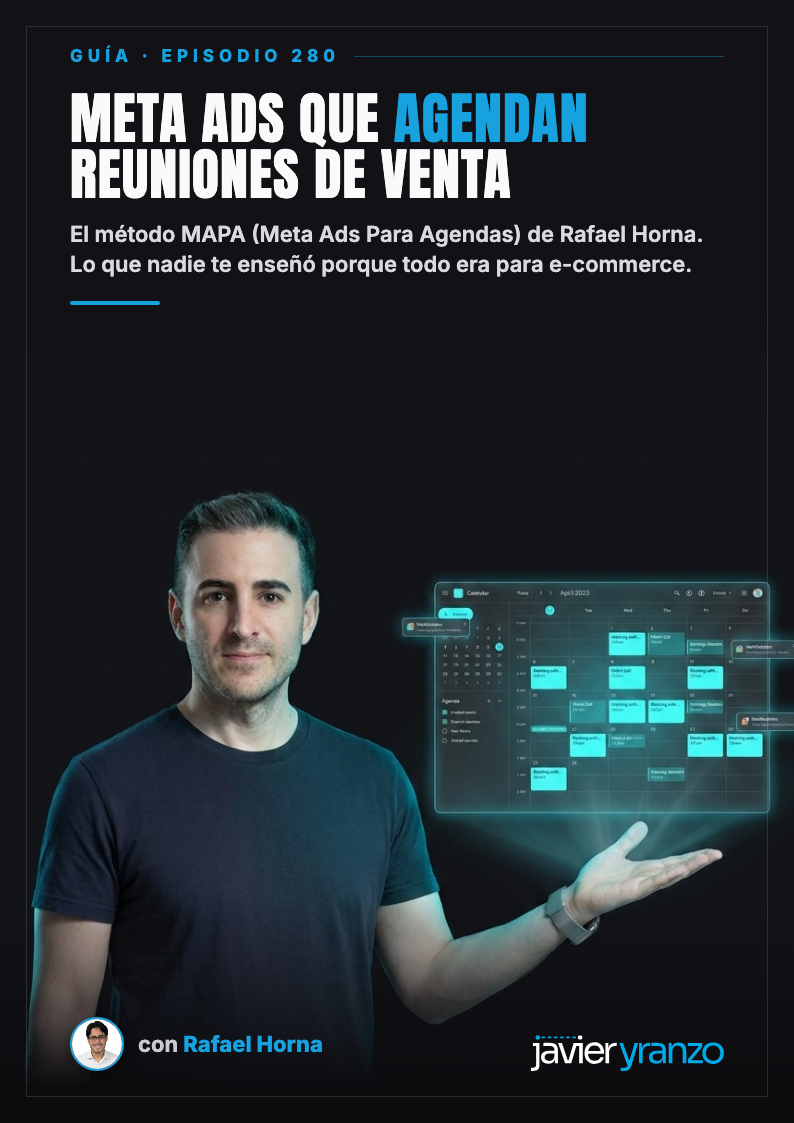 Portada del ebook Meta Ads que agendan reuniones de venta