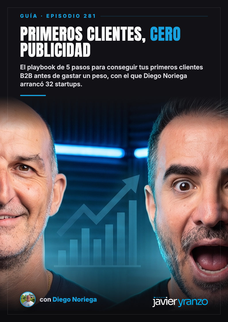 Portada del ebook Primeros clientes B2B sin anuncios